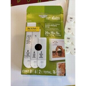 Command 3M Hanging Strip Mixed Variety Pack Pairs  Strips Heavy Duty